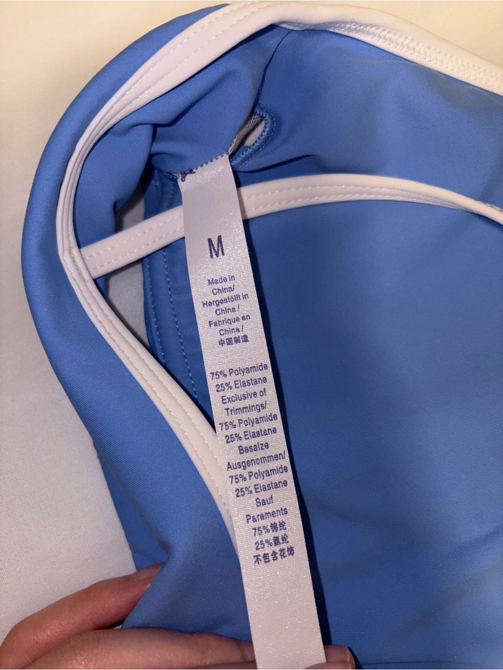 Blue Two-Piece Athletic Set. - Picture 4 of 4
